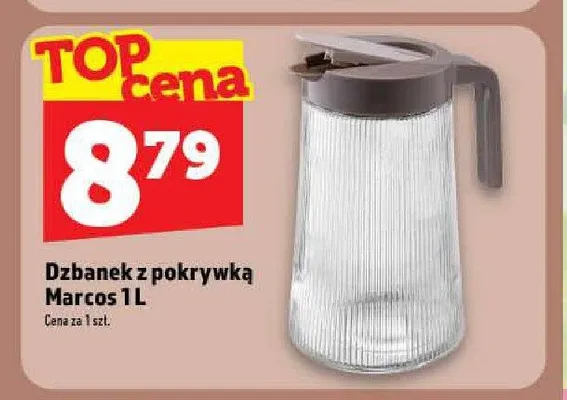 Dzbanek z pokrywką Marcos 1 l promocja w TOPAZ
