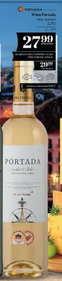 Wino białe Portada wytrawne promocja w POLOmarket