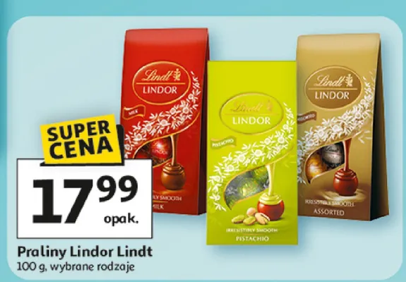 Praliny Lindor Lindt promocja w Auchan