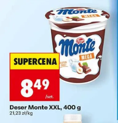 Deser Monte XXL promocja w Biedronka