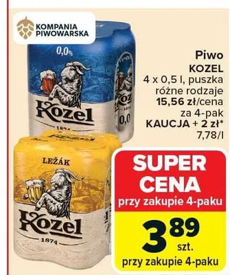 Piwo promocja w Carrefour