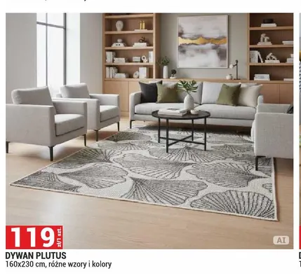 Dywan Plutus 160x230 cm promocja w Merkury Market