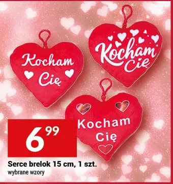 Serce brelok 15 cm, 1 szt. promocja w Twój Market