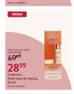 Fluid-baza do twarzy Cashmere promocja w Rossmann