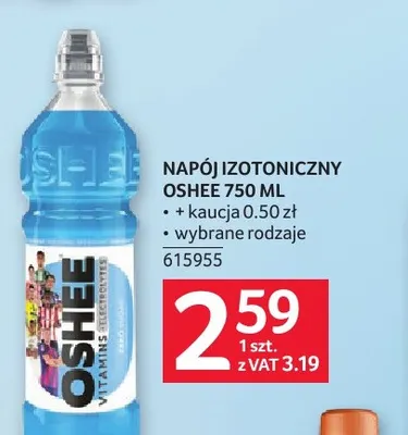 Napój izotoniczny Oshee promocja w Selgros