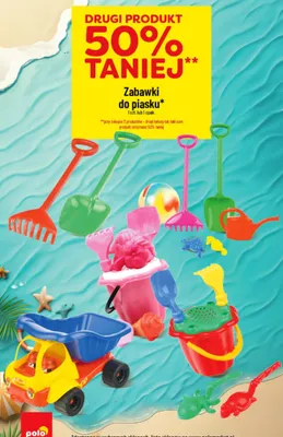 Zabawki do piasku promocja w POLOmarket