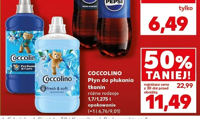 Napój gazowany różne rodzaje 2l butelka promocja w Kaufland