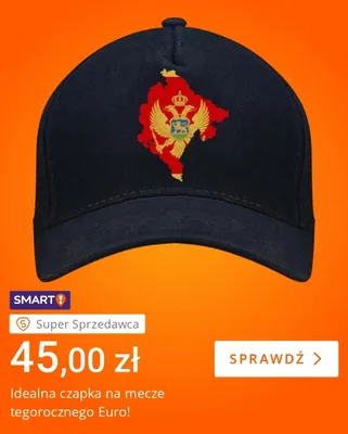Czapka z daszkiem Czarnogóra promocja w Allegro