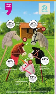 Hobby horse dziecięcy czarny promocja w Dzień Dziecka