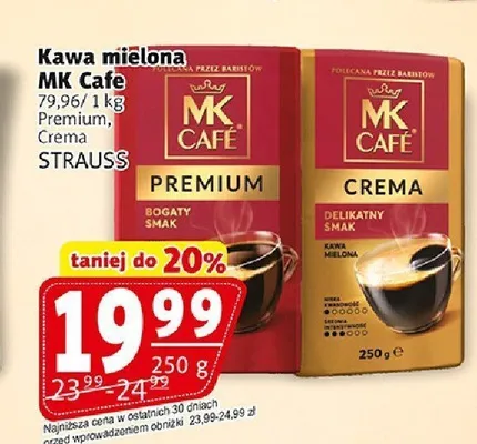 Kawa mielona MK Cafe Premium promocja w Prim Market