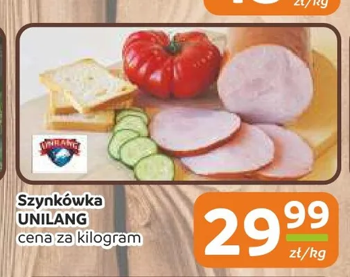 Szynkówka Unilang promocja w Społem Częstochowa