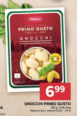 Gnocchi Primo Gusto Melissa promocja w Stokrotka