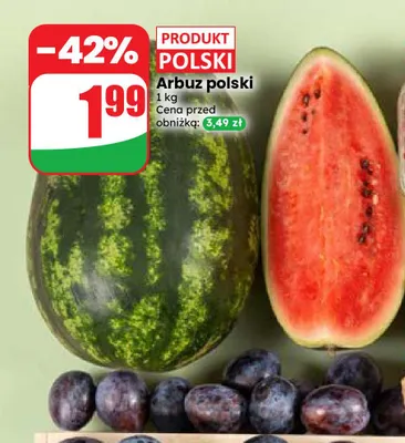 Arbuz polski promocja w Dino
