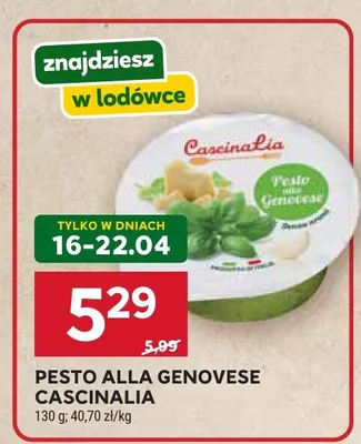 Pesto alla genovese promocja w Stokrotka