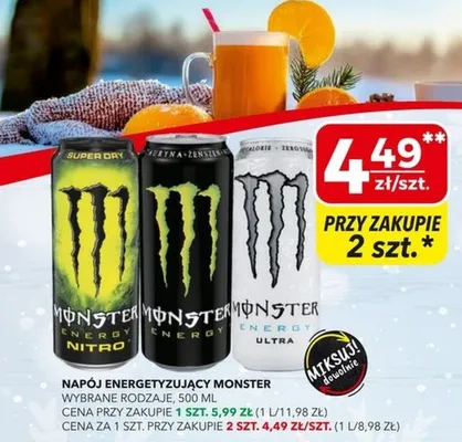 Napój energetyzujący Ultra promocja w Top Market