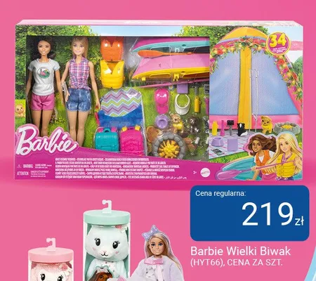 Zabawka Barbie Wielki Biwak (HYT66) promocja w Smyk