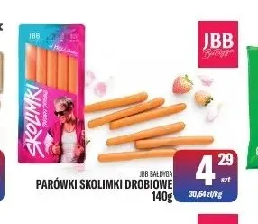 Parówki Skolimki drobiowe promocja w Tomi Markt
