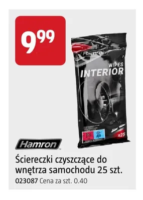 Ściereczki czyszczące do wnętrza samochodu Hamron 25 szt. promocja w Jula