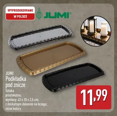 Podkładka pod znicze prostokątna Jumi promocja w Aldi