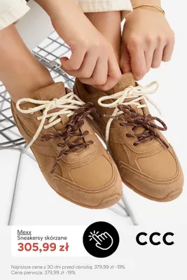 Sneakersy skórzane Mexx promocja w CCC
