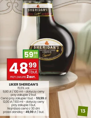 Likier Sheridan's promocja w Twój Market