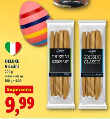 Grissini różne rodzaje promocja w Lidl