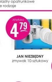 Zmywak kuchenny Jan Niezbędny 10-sztukowy promocja w Drogerie Jasmin