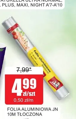 Folia aluminiowa Jan Niezbędny tłoczona 10 m promocja w Bingo