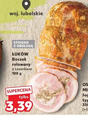 Boczek rolowany z czosnkiem promocja w Kaufland