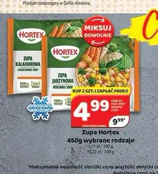 Zupa Hortex promocja w Delfin
