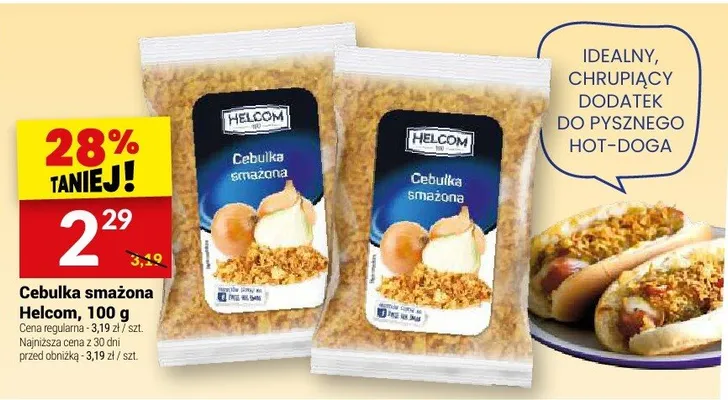 Cebulka smażona Helcom promocja w Twój Market
