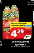 Sok jabłko Tymbark 100% promocja w Delfin