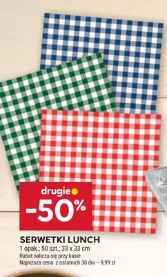 Serwetki lunch promocja w Stokrotka