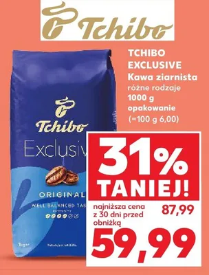 Kawa ziarnista Tchibo Exclusive Original promocja w Kaufland