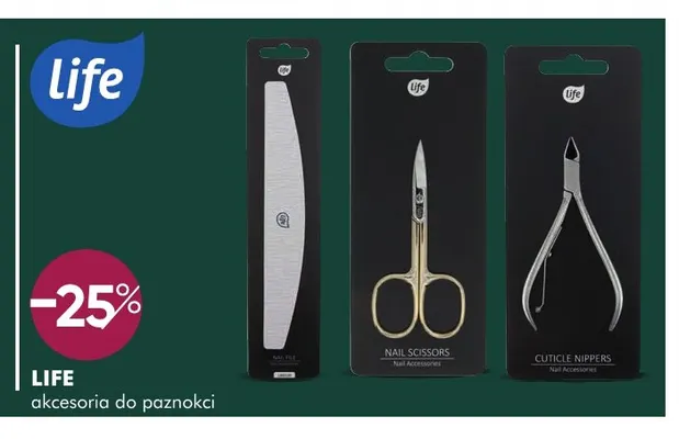Akcesoria do paznokci Life promocja w Super-Pharm