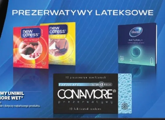 Prezerwatywy Unimil Natural+ promocja w Stokrotka