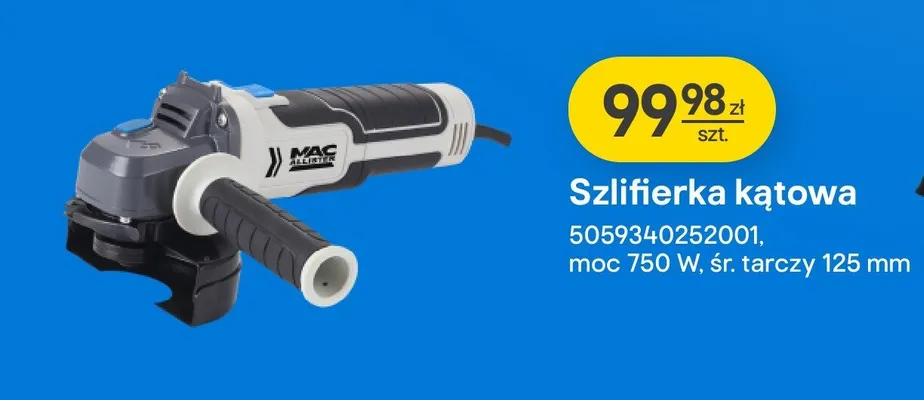 Szlifierka ręczna promocja w Castorama