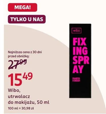 Utrwalacz do makijażu promocja w Rossmann