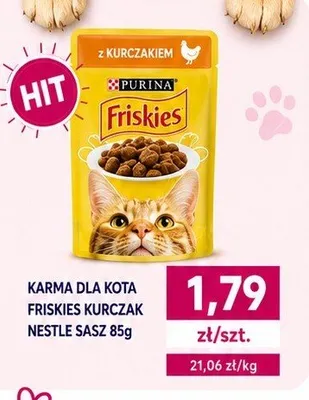 Karma dla kota Friskies z kurczakiem promocja w emma MARKET