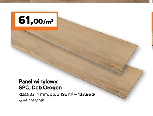 Panel winylowy Spc Dąb Oregon promocja w Bricoman