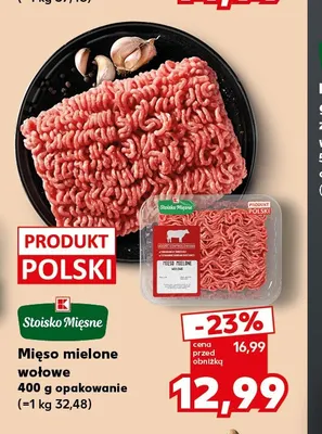 Mięso mielone wołowe Stoisko Mięsne promocja w Kaufland