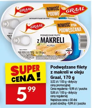 Podwędzane filety z makreli w oleju promocja w Twój Market