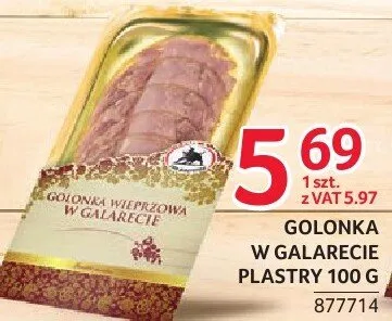 Golonka Wieprzowa w Galarecie Plastry 877714 promocja w Selgros