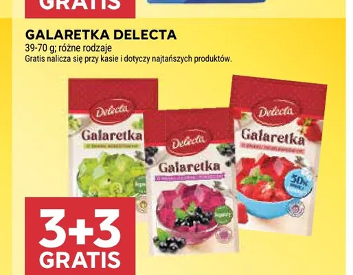 Galaretka Delecta promocja w Stokrotka