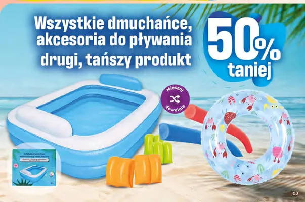Koło do pływania promocja w Dino