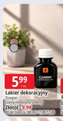 Lakier dekoracyjny miedziany Dragon promocja w Leclerc