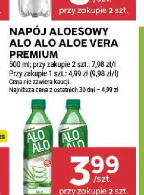 Napój aloesowy Alo Alo Aloe Vera Premium promocja w Stokrotka