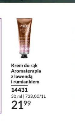 Krem do rąk Aromaterapia z lawendą i rumiankiem Planet Spa promocja w AVON