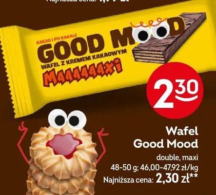 Wafel z kremem kakaowym promocja w Żabka