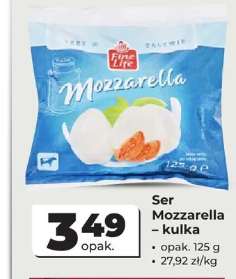 Ser Mozzarella kulka Fine Life promocja w Odido